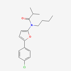 N-Butyl-N-[5-(4-chlorophenyl)furan-2-YL]-2-methylpropanamide