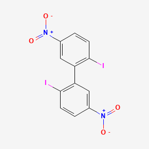 molecular formula C12H6I2N2O4 B15457627 2,2'-Diiodo-5,5'-dinitro-1,1'-biphenyl CAS No. 61837-21-6