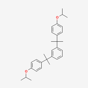 molecular formula C30H38O2 B15457644 1,1'-[1,3-Phenylenedi(propane-2,2-diyl)]bis{4-[(propan-2-yl)oxy]benzene} CAS No. 61907-79-7