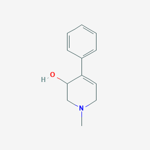 molecular formula C12H15NO B154577 1-甲基-4-苯基-1,2,3,6-四氢-3-吡啶醇 CAS No. 1891-24-3