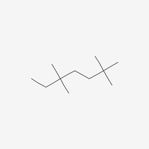 molecular formula C11H24 B15457728 2,2,5,5-Tetramethylheptane CAS No. 61868-47-1