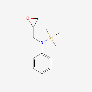 1,1,1-Trimethyl-N-[(oxiran-2-yl)methyl]-N-phenylsilanamine