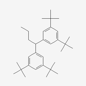 molecular formula C32H50 B15457766 1,1'-(Butane-1,1-diyl)bis(3,5-di-tert-butylbenzene) CAS No. 61891-22-3