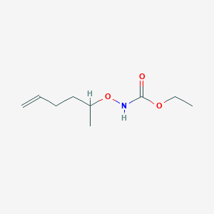 molecular formula C9H17NO3 B15457846 Ethyl [(hex-5-en-2-yl)oxy]carbamate CAS No. 61807-46-3