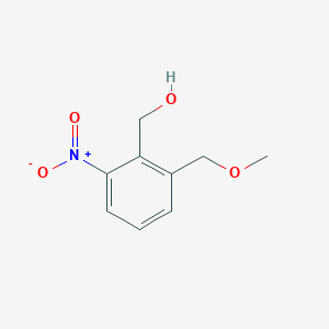 molecular formula C9H11NO4 B15457853 [2-(Methoxymethyl)-6-nitrophenyl]methanol CAS No. 61940-25-8