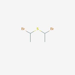 molecular formula C4H8Br2S B15457875 1-Bromo-1-[(1-bromoethyl)sulfanyl]ethane CAS No. 61961-79-3