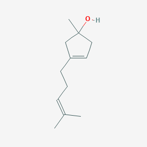 1-Methyl-3-(4-methylpent-3-en-1-yl)cyclopent-3-en-1-ol