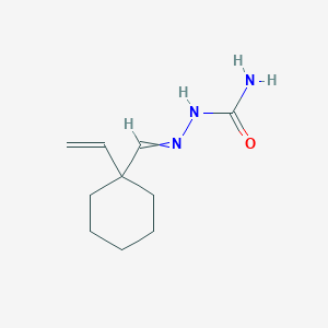 molecular formula C10H17N3O B15457913 2-[(1-Ethenylcyclohexyl)methylidene]hydrazine-1-carboxamide CAS No. 62142-36-3