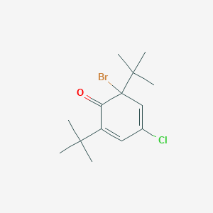 6-Bromo-2,6-di-tert-butyl-4-chlorocyclohexa-2,4-dien-1-one