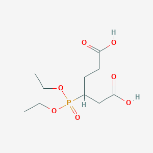 3-(Diethoxyphosphoryl)hexanedioic acid