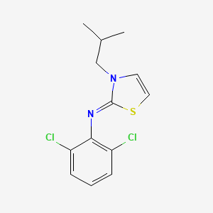 (2Z)-N-(2,6-Dichlorophenyl)-3-(2-methylpropyl)-1,3-thiazol-2(3H)-imine