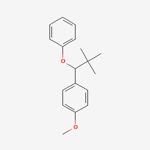 1-(2,2-Dimethyl-1-phenoxypropyl)-4-methoxybenzene