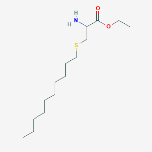 Ethyl 2-amino-3-decylsulfanylpropanoate