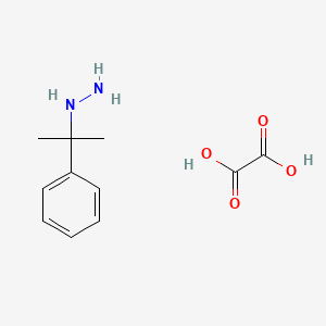 Oxalic acid;2-phenylpropan-2-ylhydrazine