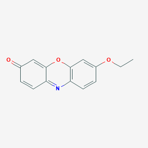 molecular formula C14H11NO3 B015458 7-乙氧基荧光素 CAS No. 5725-91-7