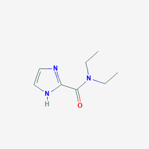 molecular formula C8H13N3O B15458004 N,N-Diethyl-1H-imidazole-2-carboxamide CAS No. 61985-35-1