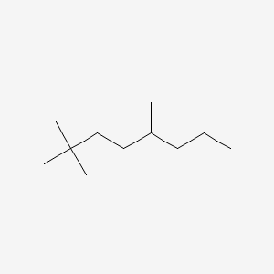 molecular formula C11H24 B15458059 2,2,5-Trimethyloctane CAS No. 62016-27-7