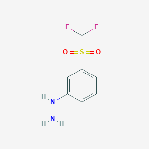 [3-(Difluoromethanesulfonyl)phenyl]hydrazine