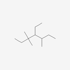 molecular formula C12H26 B15458108 4-Ethyl-3,3,5-trimethylheptane CAS No. 62198-74-7