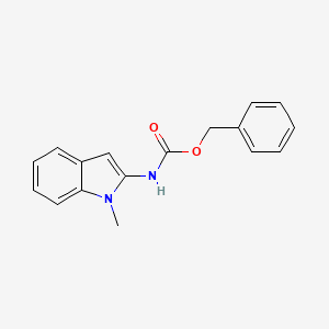 molecular formula C17H16N2O2 B15458140 Benzyl (1-methyl-1H-indol-2-yl)carbamate CAS No. 62018-96-6