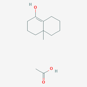 molecular formula C13H22O3 B15458146 acetic acid;4a-methyl-3,4,5,6,7,8-hexahydro-2H-naphthalen-1-ol CAS No. 62244-73-9