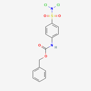 Benzyl [4-(dichlorosulfamoyl)phenyl]carbamate