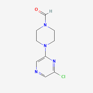 4-(6-Chloropyrazin-2-yl)piperazine-1-carbaldehyde