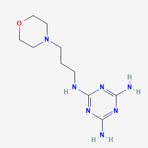 N~2~-[3-(Morpholin-4-yl)propyl]-1,3,5-triazine-2,4,6-triamine