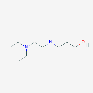 molecular formula C10H24N2O B15458234 3-{[2-(Diethylamino)ethyl](methyl)amino}propan-1-OL CAS No. 62237-04-1