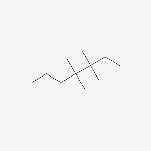 molecular formula C12H26 B15458236 3,3,4,4,5-Pentamethylheptane CAS No. 62199-74-0