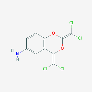 2,4-Bis(dichloromethylidene)-2H,4H-1,3-benzodioxin-6-amine