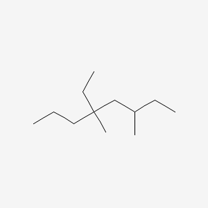 molecular formula C12H26 B15458292 5-Ethyl-3,5-dimethyloctane CAS No. 62183-65-7