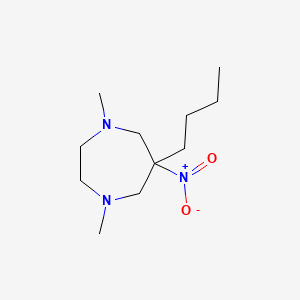 6-Butyl-1,4-dimethyl-6-nitro-1,4-diazepane