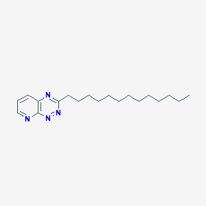 molecular formula C19H30N4 B15458359 3-Tridecylpyrido[3,2-E][1,2,4]triazine CAS No. 62188-84-5