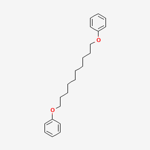 molecular formula C22H30O2 B15458379 1,1'-[Decane-1,10-diylbis(oxy)]dibenzene CAS No. 61575-02-8