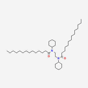 molecular formula C42H80N2O2 B15458439 N,N'-(Ethane-1,2-diyl)bis(N-cyclohexyltetradecanamide) CAS No. 61797-64-6