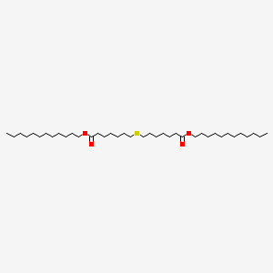 molecular formula C38H74O4S B15458460 Didodecyl 7,7'-sulfanediyldiheptanoate CAS No. 61549-04-0