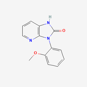 molecular formula C13H11N3O2 B15458480 3-(2-Methoxyphenyl)-1,3-dihydro-2H-imidazo[4,5-b]pyridin-2-one CAS No. 61963-01-7