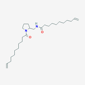 molecular formula C27H48N2O2 B15458508 N-{[1-(Undec-10-enoyl)pyrrolidin-2-YL]methyl}undec-10-enamide CAS No. 61797-89-5