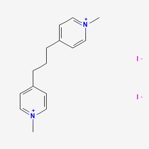 molecular formula C15H20I2N2 B15458520 4,4'-(Propane-1,3-diyl)bis(1-methylpyridin-1-ium) diiodide CAS No. 61736-46-7