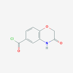 3-Oxo-3,4-dihydro-2H-1,4-benzoxazine-6-carbonyl chloride