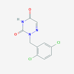 2-[(2,5-Dichlorophenyl)methyl]-1,2,4-triazine-3,5(2H,4H)-dione