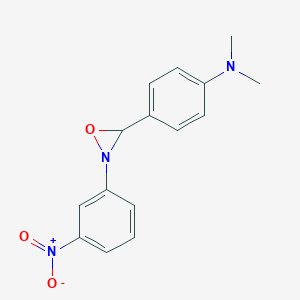 N,N-Dimethyl-4-[2-(3-nitrophenyl)oxaziridin-3-yl]aniline