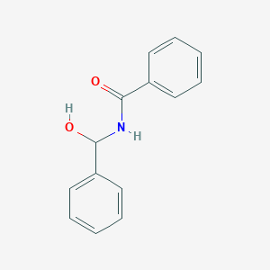 molecular formula C14H13NO2 B15458608 Benzamide, N-(hydroxyphenylmethyl)- CAS No. 61856-33-5