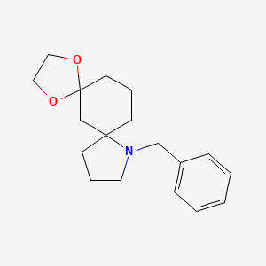 8-Benzyl-1,4-dioxa-8-azadispiro[4.1.4~7~.3~5~]tetradecane