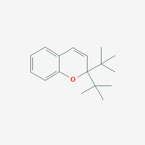 molecular formula C17H24O B15458651 2,2-Di-tert-butyl-2H-1-benzopyran CAS No. 61714-11-2