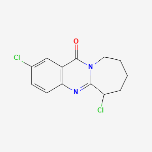 2,6-Dichloro-7,8,9,10-tetrahydroazepino[2,1-b]quinazolin-12(6H)-one