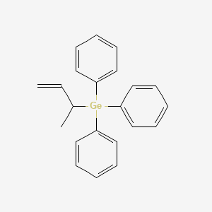 molecular formula C22H22Ge B15458676 (But-3-en-2-yl)(triphenyl)germane CAS No. 61883-44-1