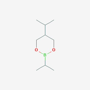 molecular formula C9H19BO2 B15458678 2,5-Di(propan-2-yl)-1,3,2-dioxaborinane CAS No. 61727-47-7