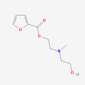 2-[(2-Hydroxyethyl)(methyl)amino]ethyl furan-2-carboxylate